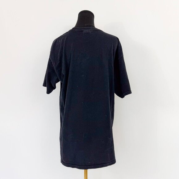 CROOKS AND CASTLES GRAPHIC TEE VINTAGE STYLE BLACK - Picture 2 of 5